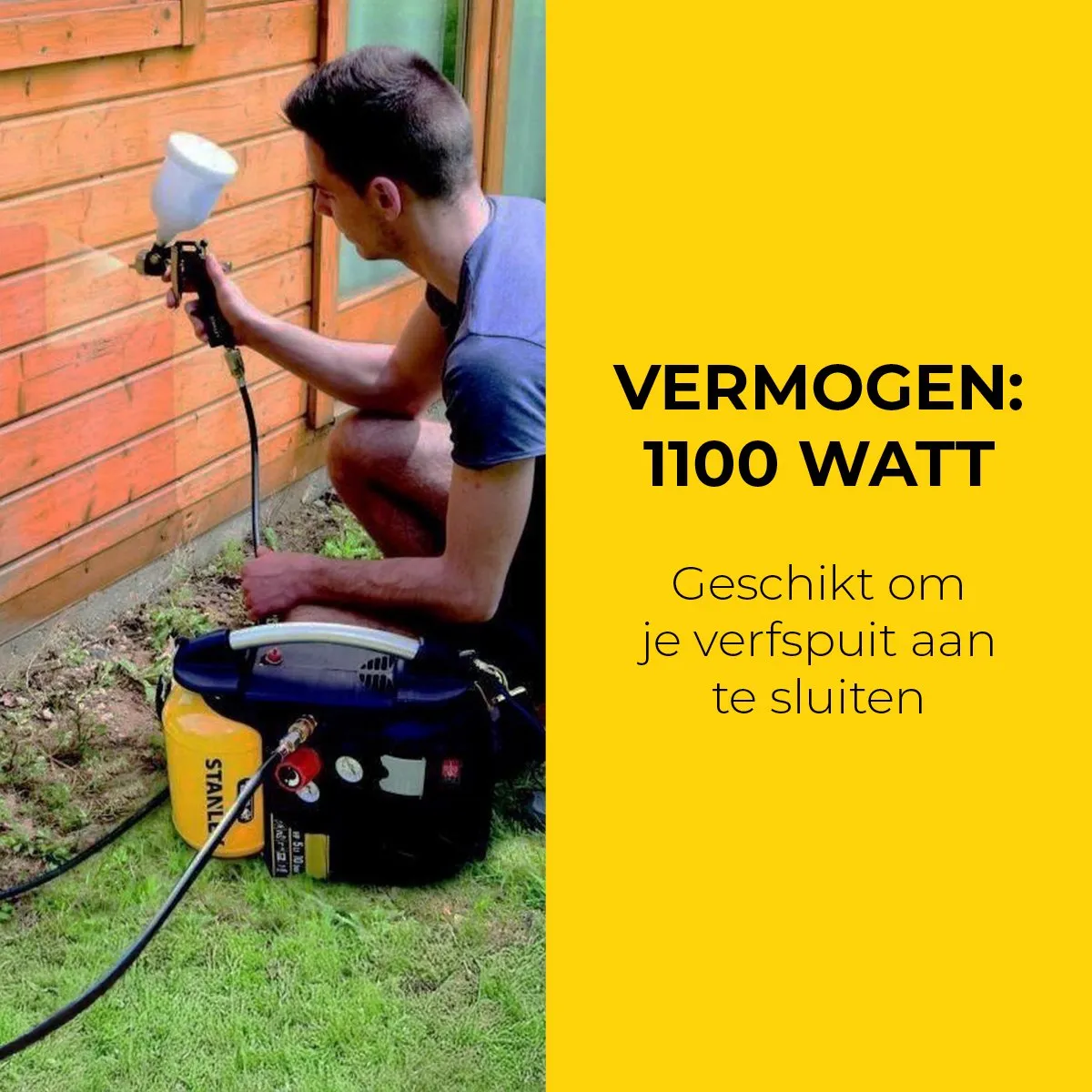 Stanley Airboss W8215250STN Luchtcompressor 180L/min - 5L