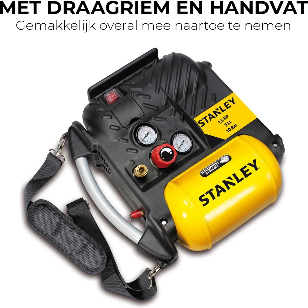 Stanley Airboss W8215250STN Luchtcompressor 180L/min - 5L
