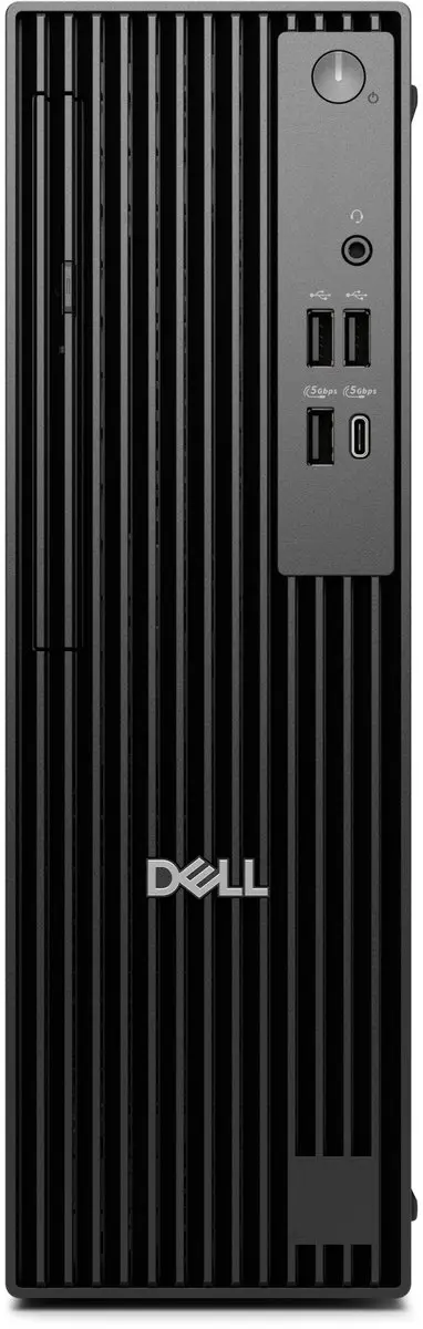 Dell Pro QCS1250 i3-14100 Slim PC - 16GB DDR5 512GB SSD - Zwart