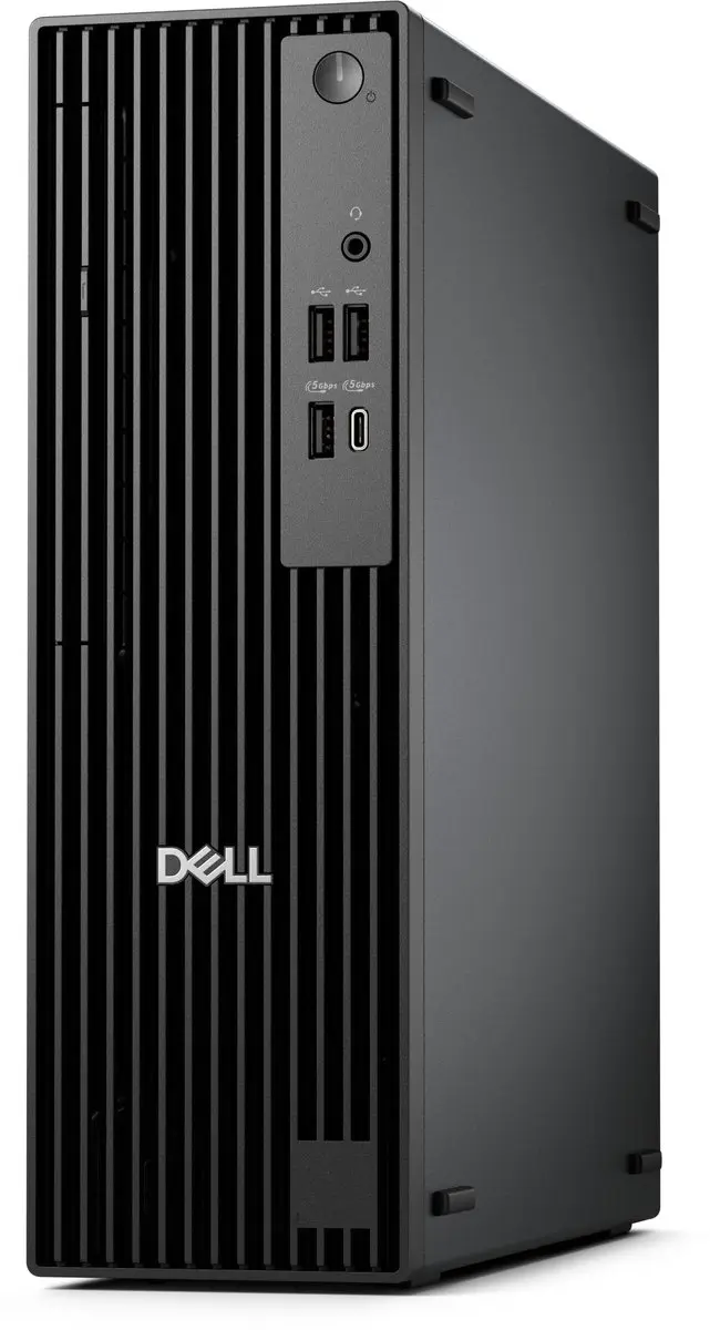 Dell Pro QCS1250 i3-14100 Slim PC - 16GB DDR5 512GB SSD - Zwart