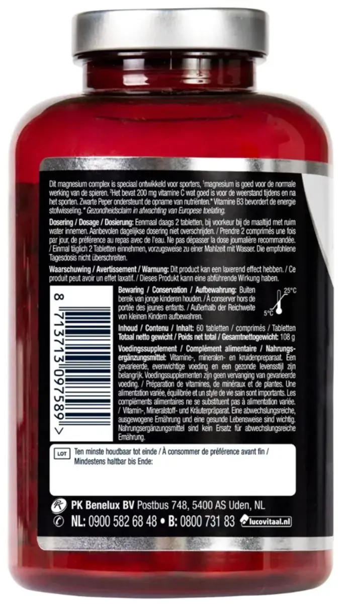 Lucovitaal Magnesium Sport 60 tabletten