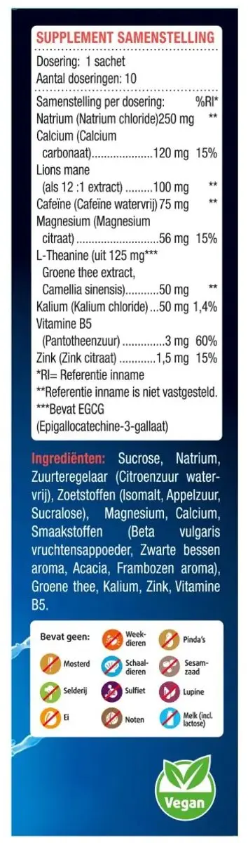 Lucovitaal Elektrolyten Pre Performance - 10 Sachets