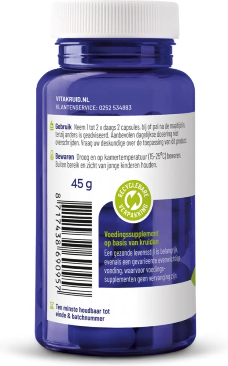 Vitakruid PARA-DTX 60 Vegicaps - 60 Stuks