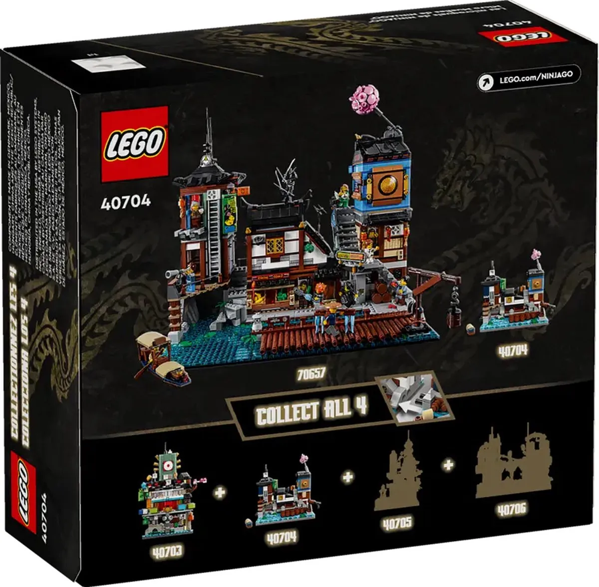 LEGO NINJAGO Docks 40704 - 275 Stukken - Multicolor