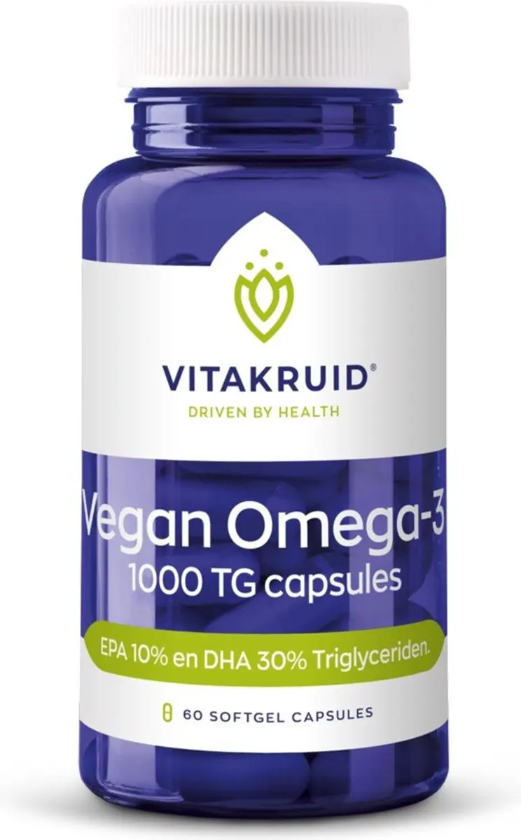 Vitakruid Omega 3 1000 TG Vegan - 2x60 Softgels