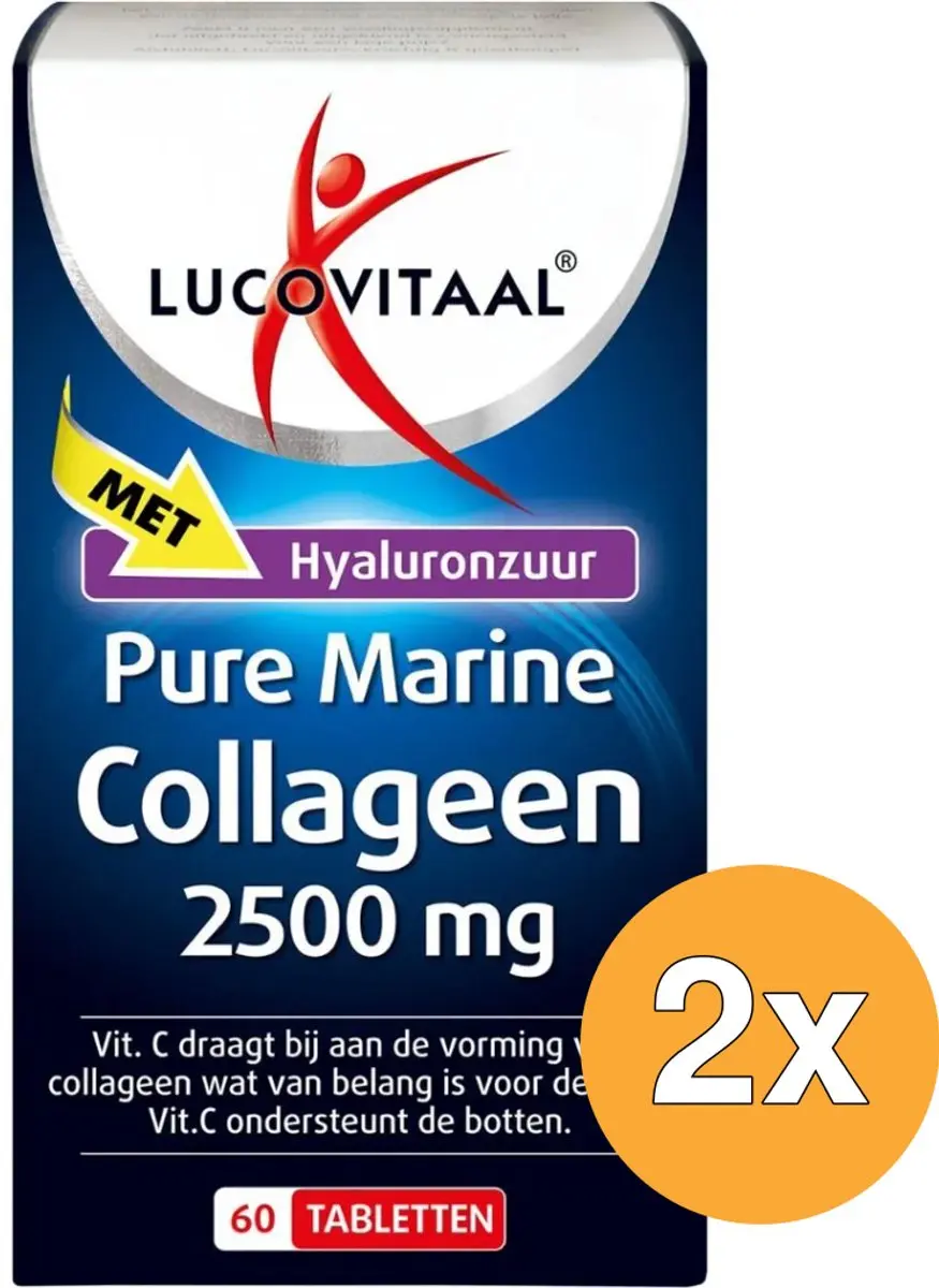 Lucovitaal Collageen 2500mg Pure Marine 120 tabletten