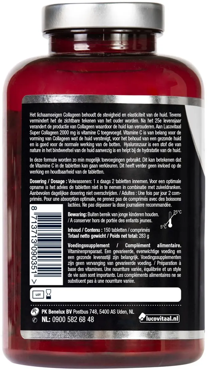 Lucovitaal Super Collageen Maxipot 150 tabletten