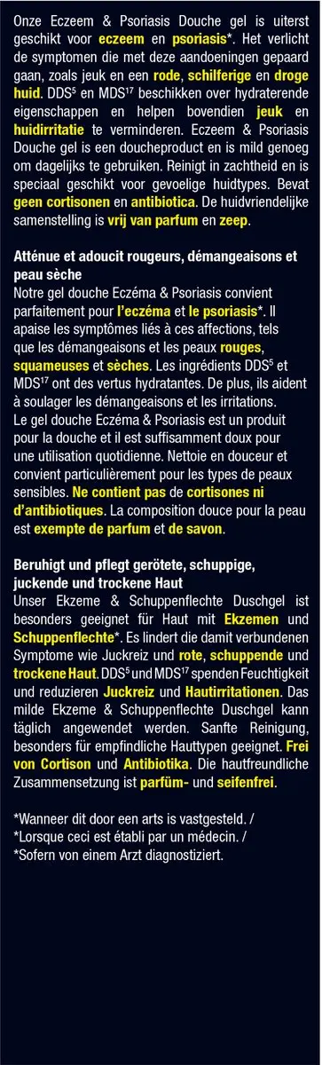 Lucovitaal Eczeem Psoriasis Douchegel 200ml