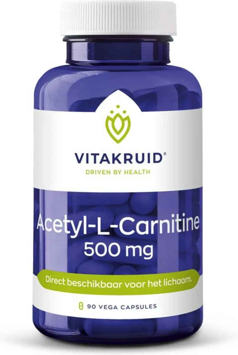 Vitakruid Acetyl L-Carnitine 500mg - 180 Vegancapsules