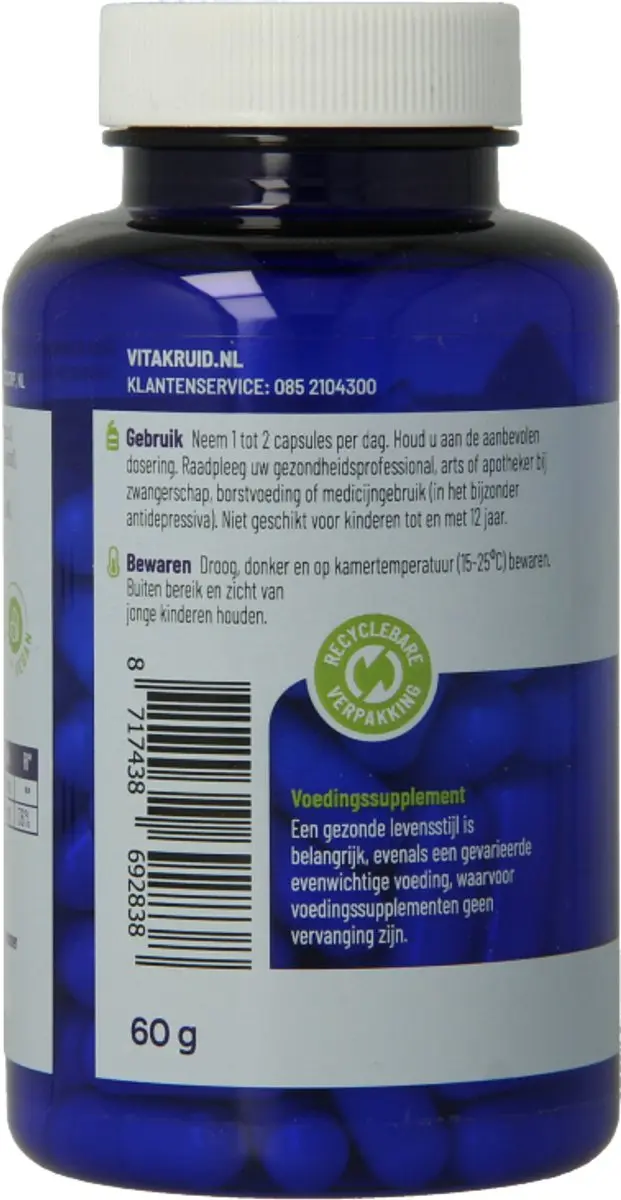 Vitakruid GABA met Vitamine B1 - 90 Stuks - afbeelding 6 van 6