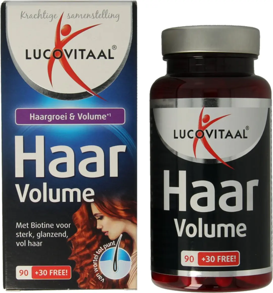 Lucovitaal Haar Groei & Volume Capsules - 120 Stuks