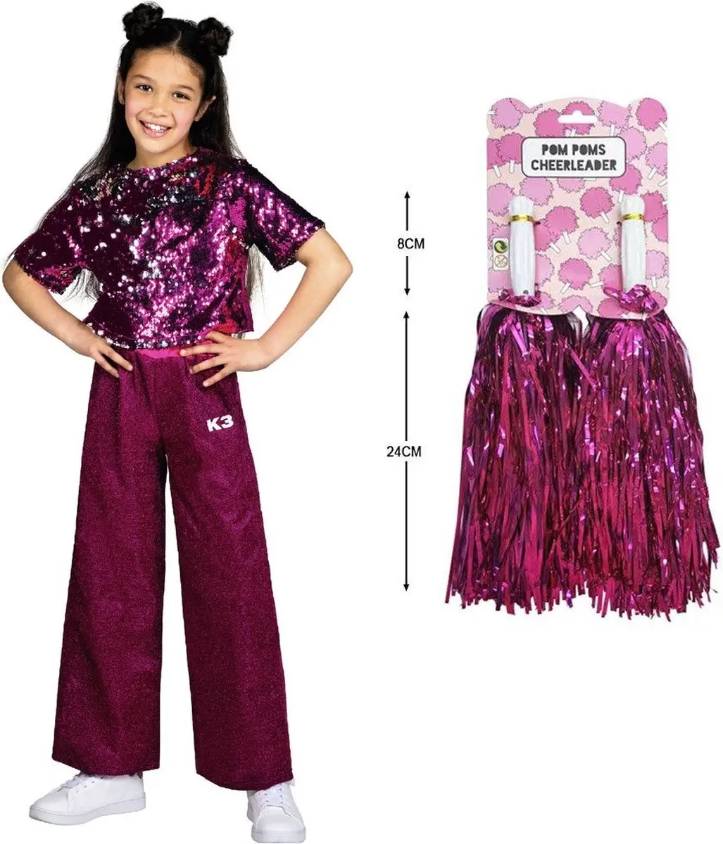 K3 Glitterpak Roze 152