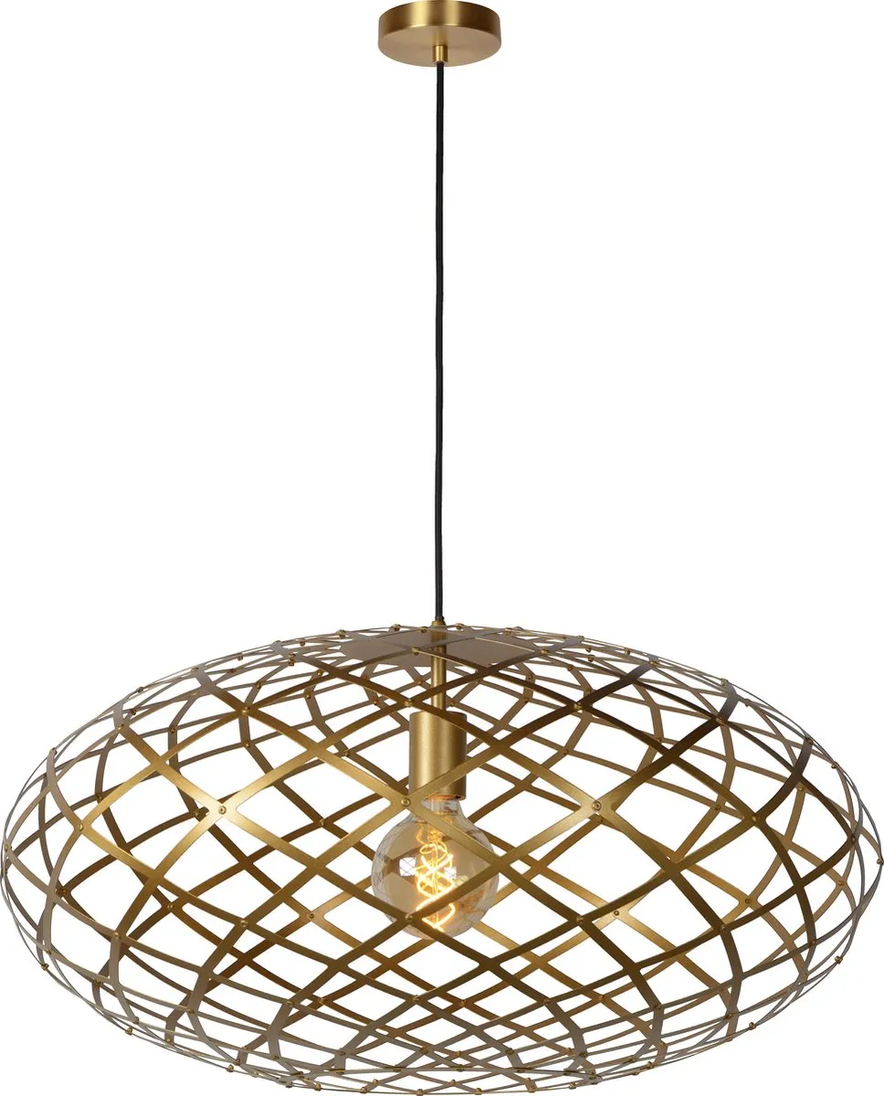 Lucide Wolfram Hanglamp Ø65cm - Mat Goud/Messing