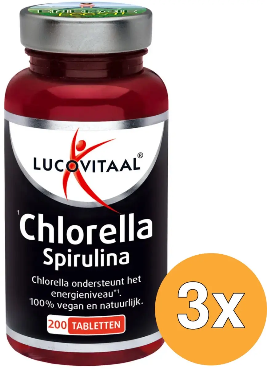 Lucovitaal Chlorella Spirulina 200 Tabletten