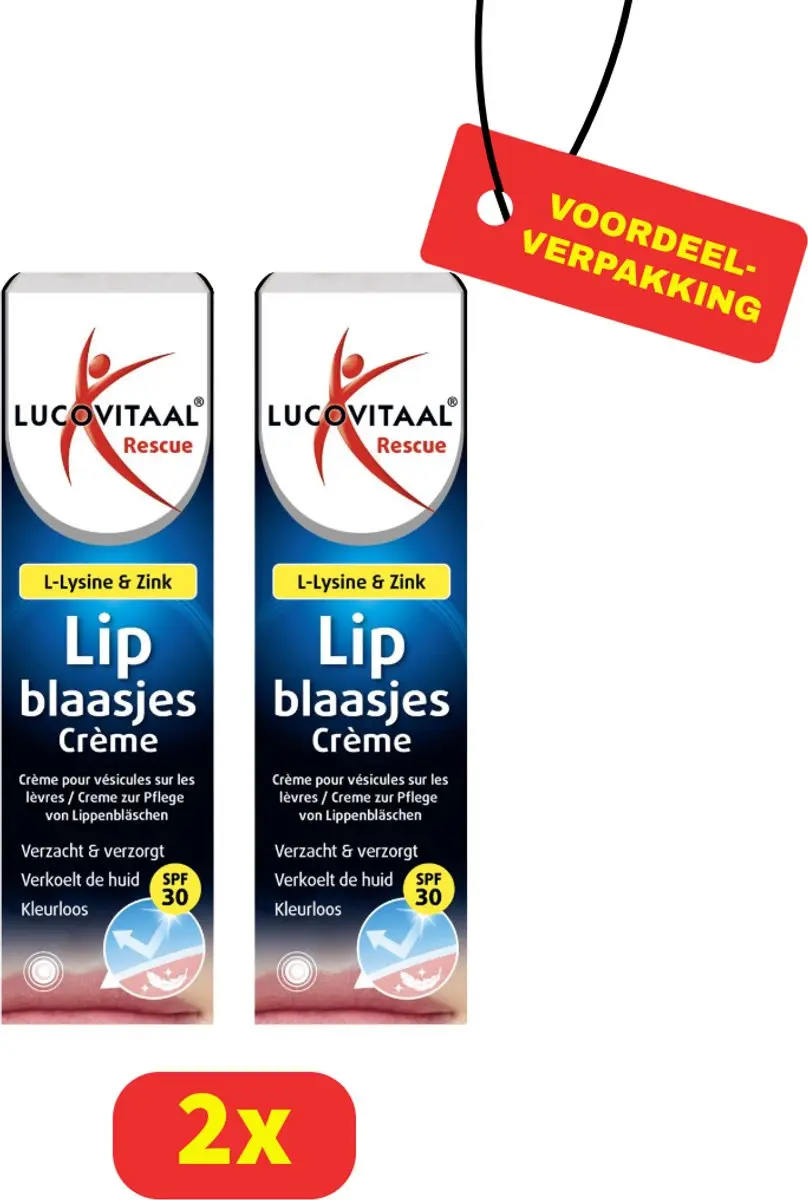 Lucovitaal Lipblaasjes Crème SPF 30