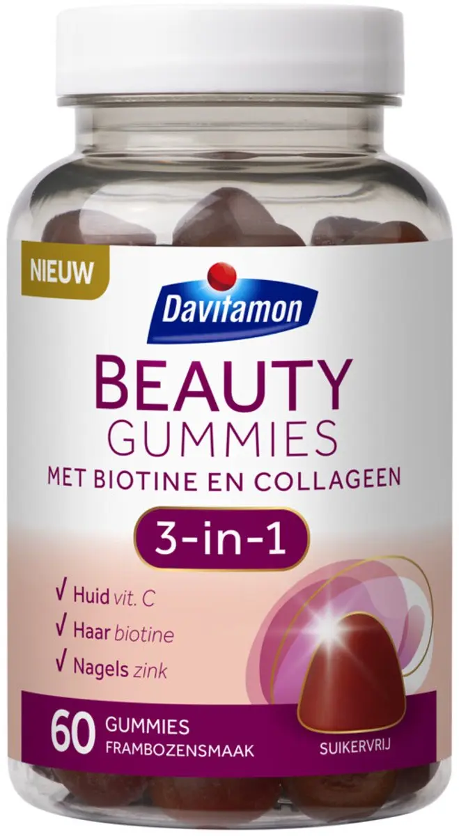 Davitamon Beauty Gummies Biotine Collageen 60 Stuks