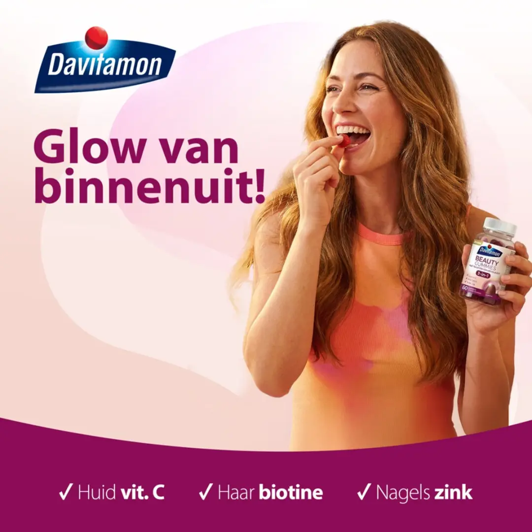 Davitamon Beauty Gummies Biotine Collageen 60 Stuks