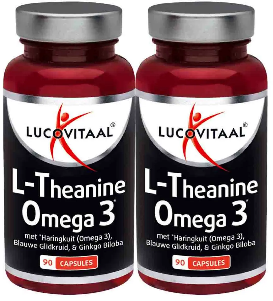Lucovitaal L-theanine Omega 3 - 2x90 Capsules