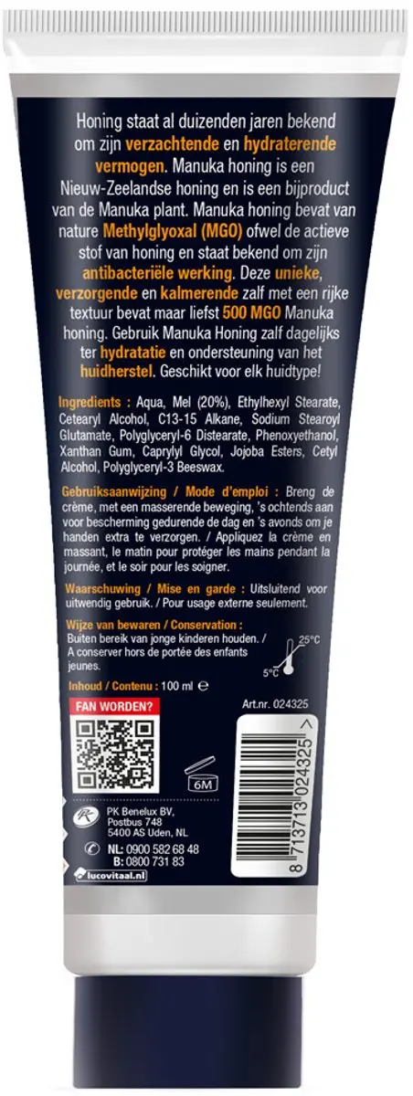 Lucovitaal Manuka Honing Zalf 3x100ml