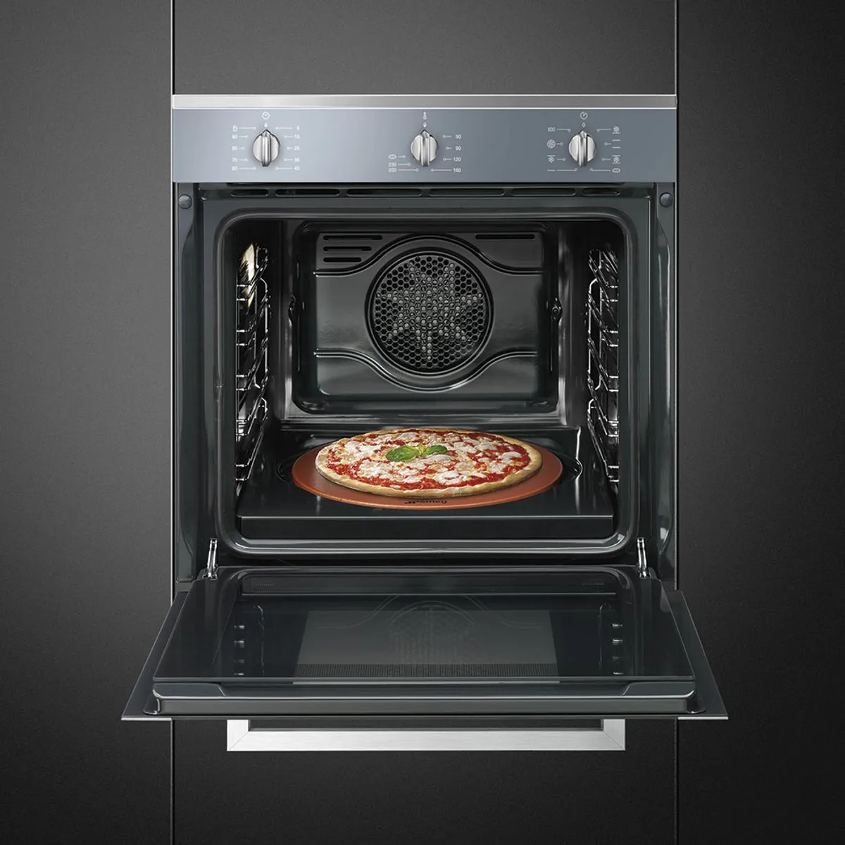 Smeg SF64M3PZS Oven 65L - 1700W - Zilver