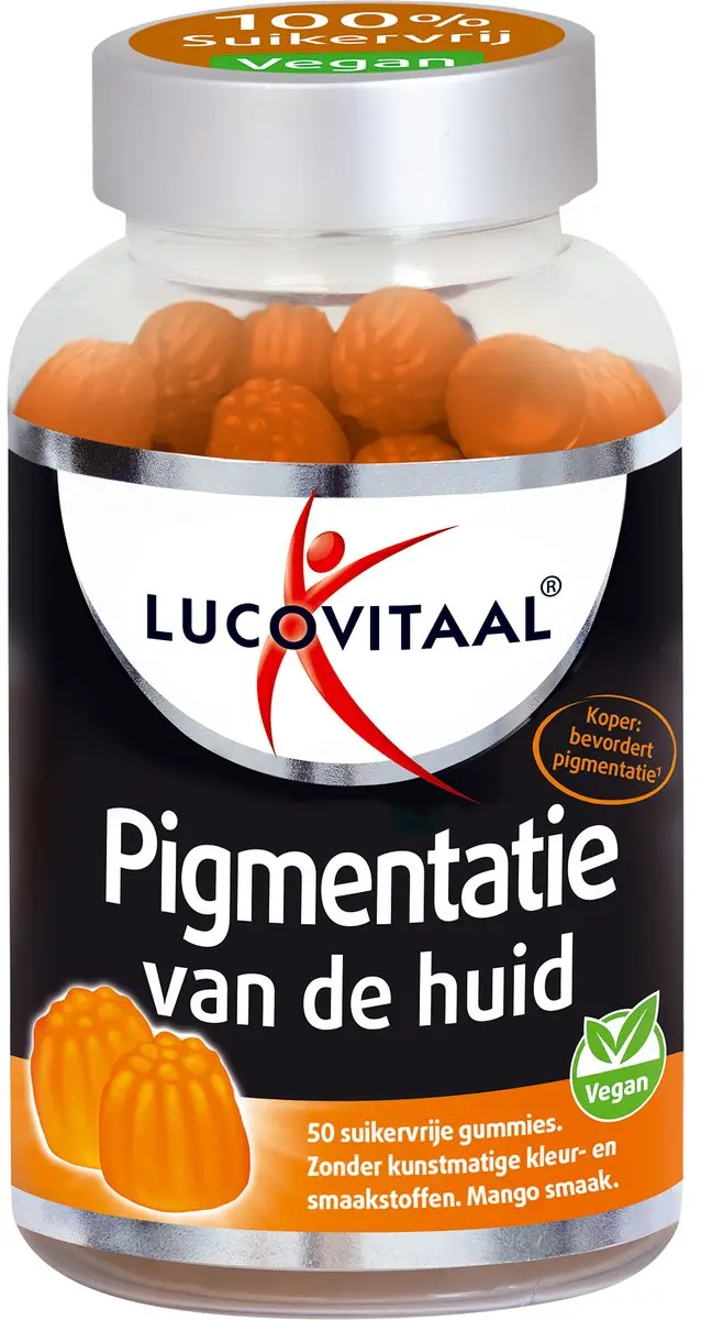Lucovitaal Huidpigmentatie Gummies 50 Stuks