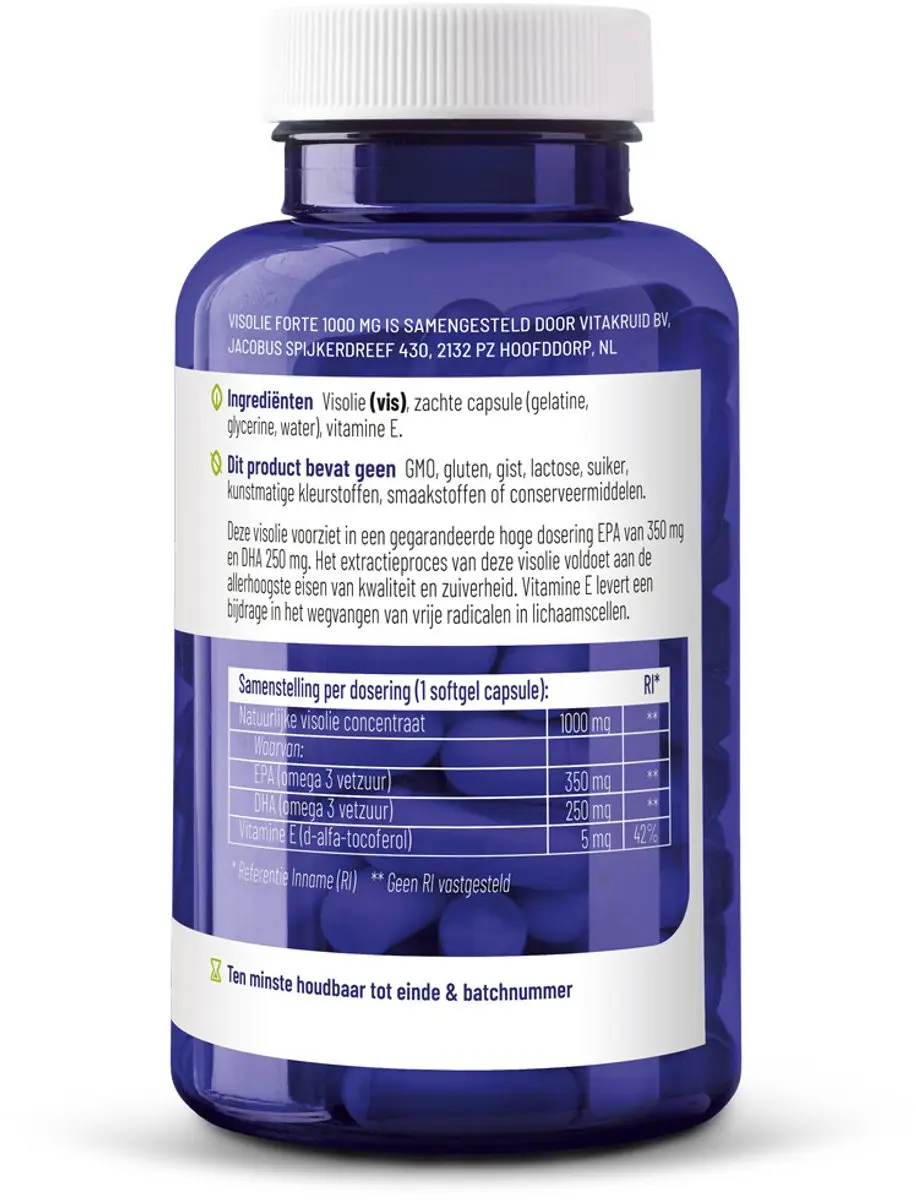 Vitakruid Visolie Forte 90 Softgels - 40ml