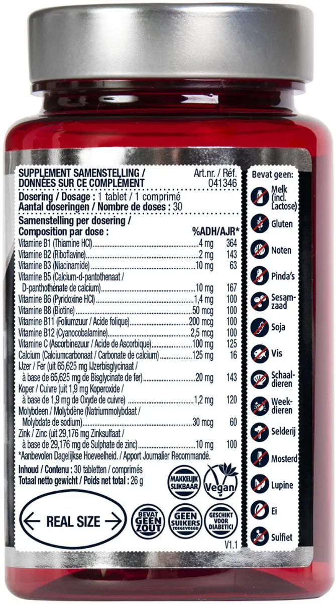 Lucovitaal Sterk IJzer Complex 30 Capsules