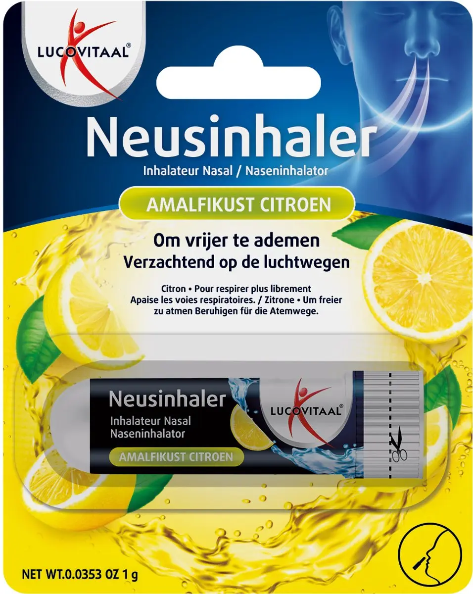 Lucovitaal Neusinhaler Amalfikust Citroen