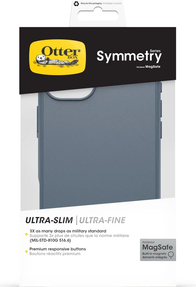 OtterBox Symmetry Mag Hoesje iPhone 16 Plus - bluetiful blue - 77-96529