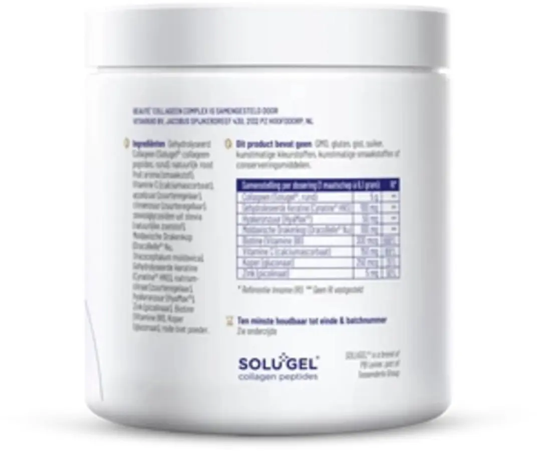 Vitakruid Beauté Collageen Complex 138g