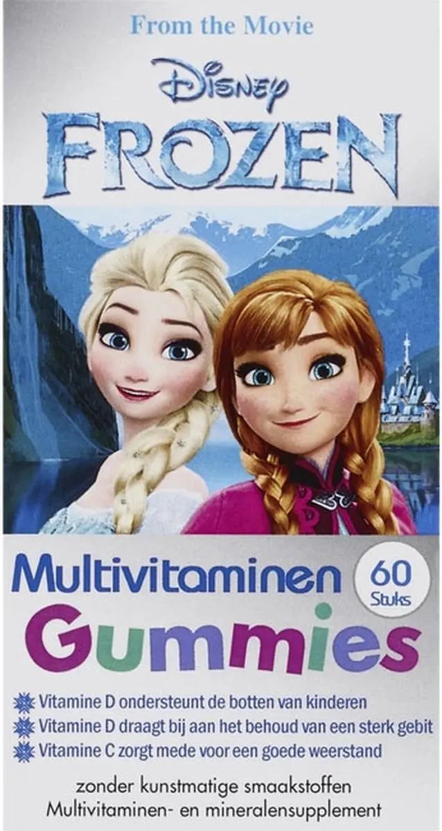 Disney Frozen Kinder Multivitaminen Gummies - 60 Stuks