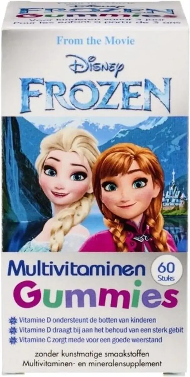 Disney Frozen Kinder Multivitaminen Gummies - 60 Stuks