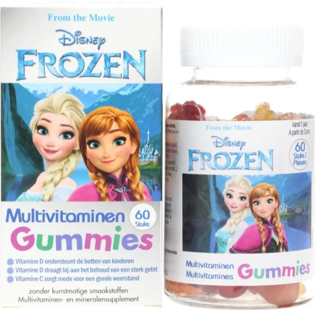 Disney Frozen Kinder Multivitaminen Gummies - 60 Stuks