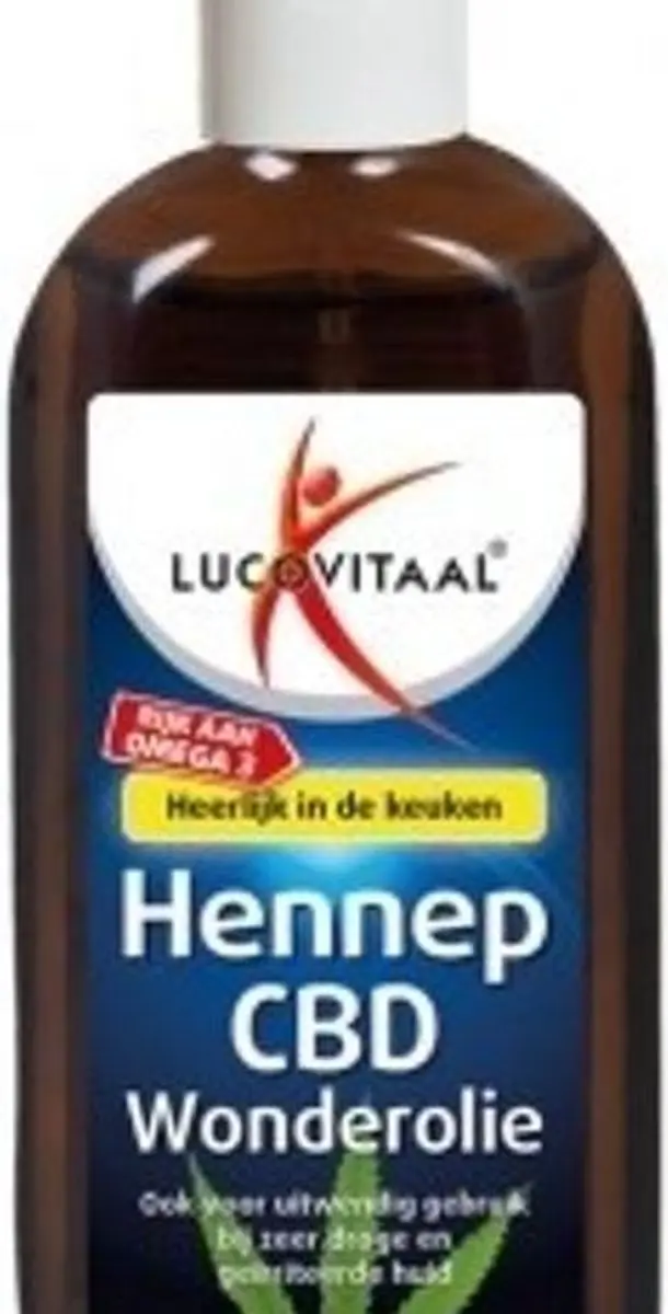 Lucovitaal Hennep CBD Huidolie 200ml