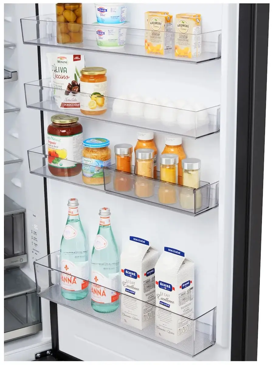LG GBBW322AEV Koelvriescombinatie - 466L - Zwart