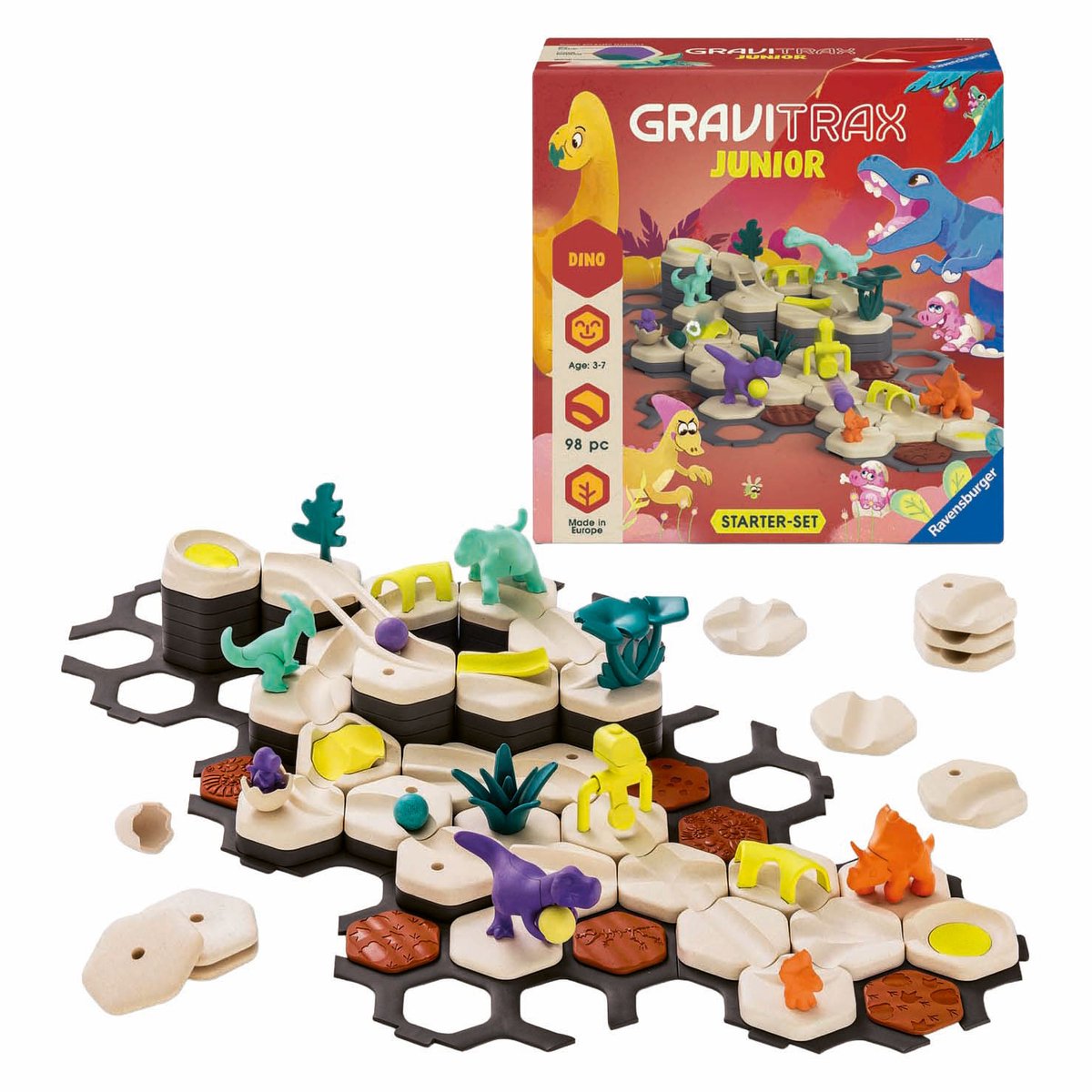 Ravensburger 24586 GraviTrax Junior - Starter-Set L Dino