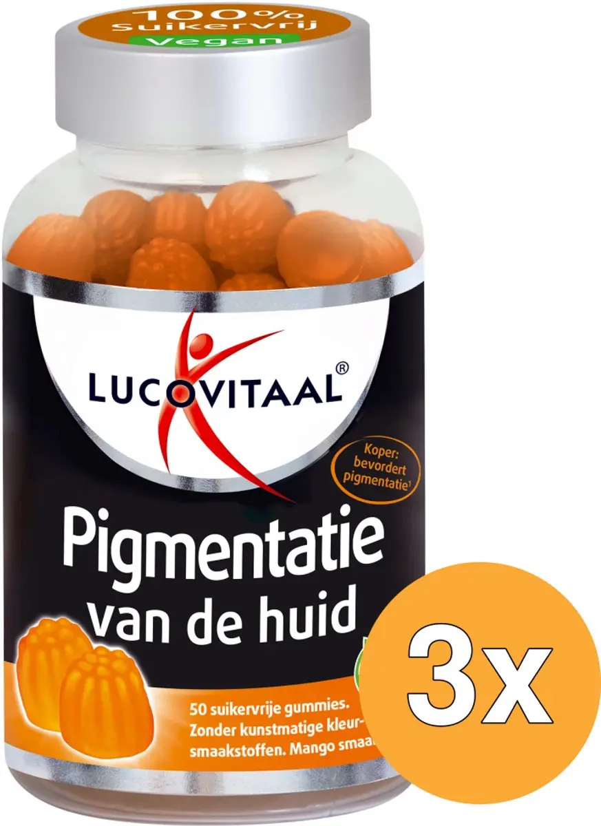 Lucovitaal Pigmentatie Huid Gummies
