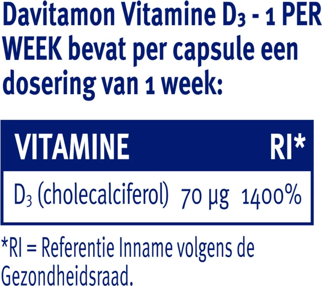Davitamon Vitamine D Vegan 24 Capsules