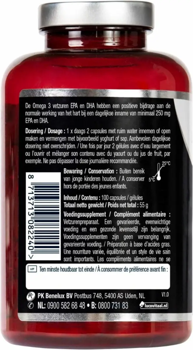 Lucovitaal Omega 3-6-9 Capsules - 100 Stuks