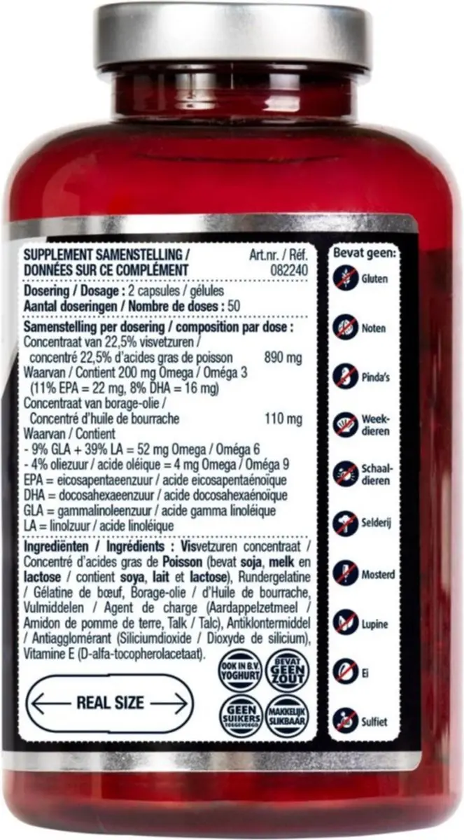 Lucovitaal Omega 3-6-9 Capsules - 100 Stuks
