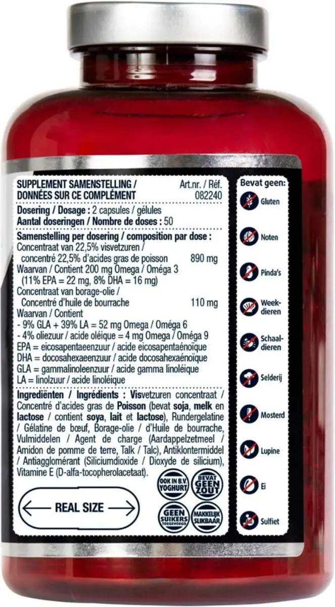 Lucovitaal Omega 3-6-9 Capsules - 100 Stuks