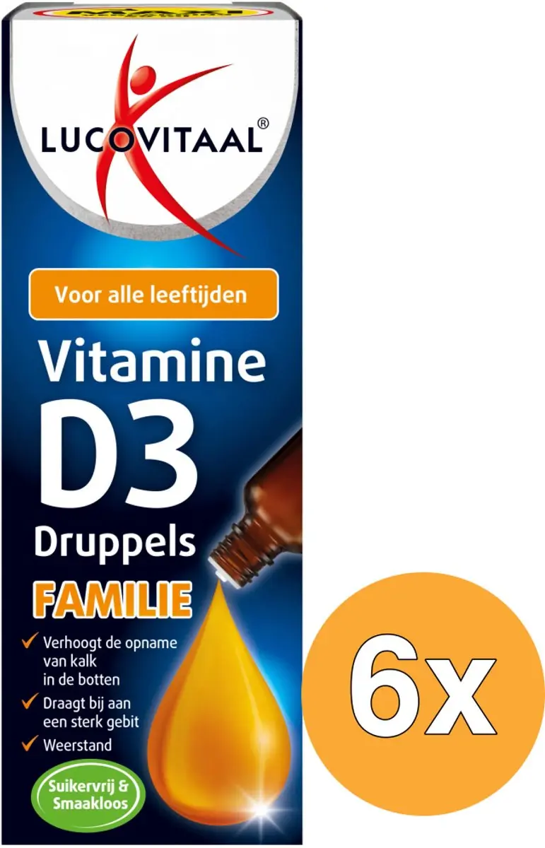 Lucovitaal D3 Vitamine Druppels Familie 300ml