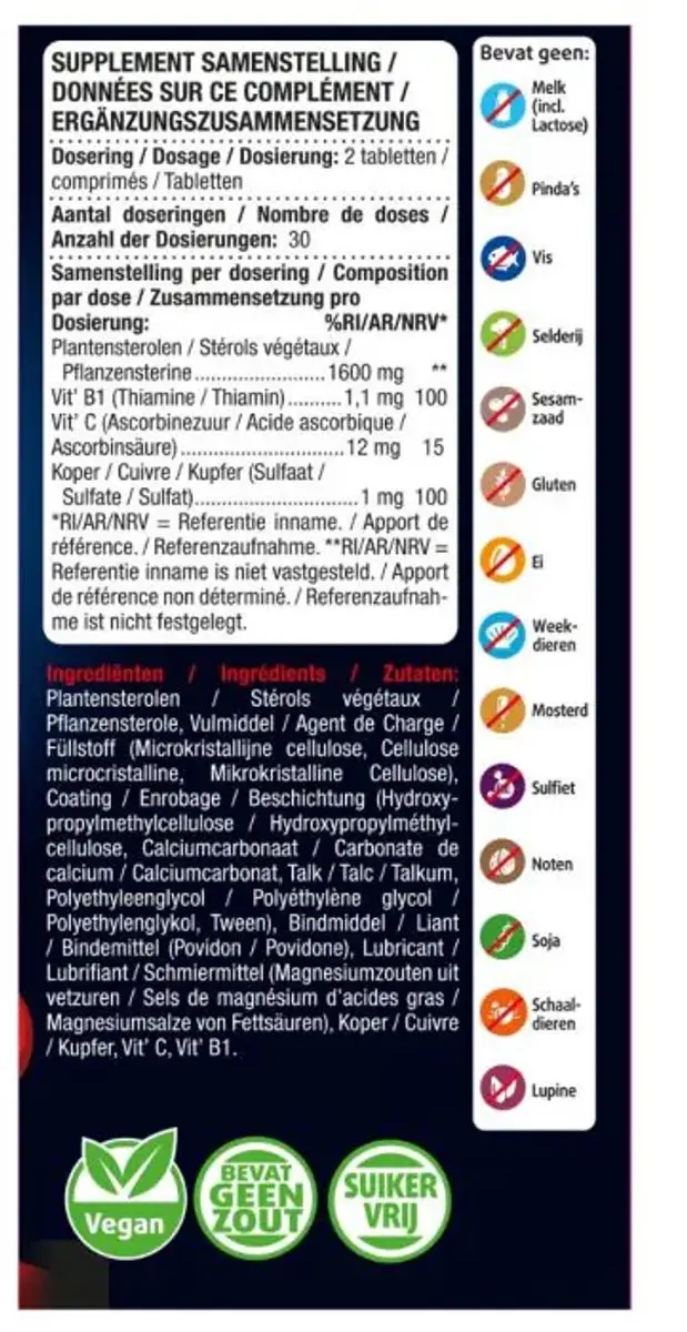 Lucovitaal Cholesterolverlager 60 tabletten