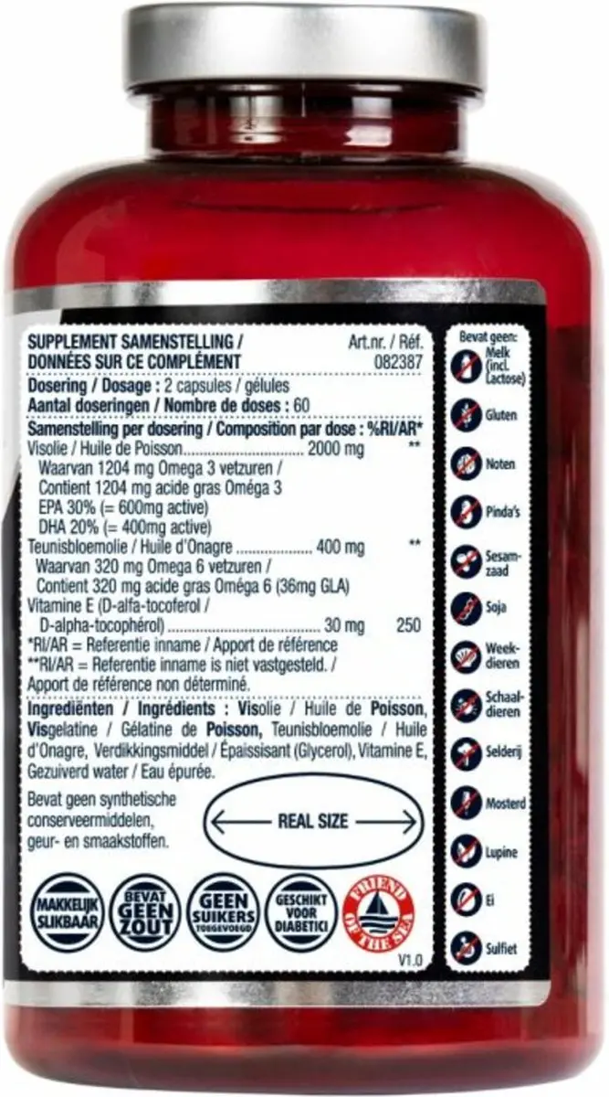 Lucovitaal Visolie Super Omega 3 120 Capsules