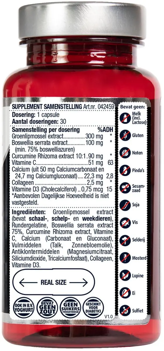 Lucovitaal Groenlipmossel Complex - 30 Capsules
