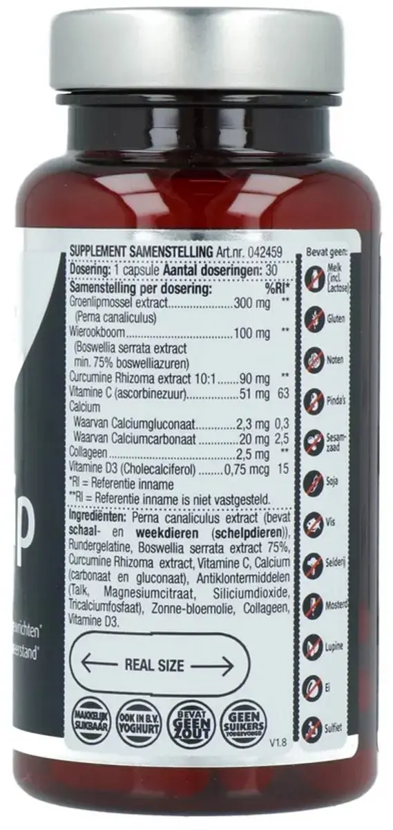 Lucovitaal Groenlipmossel Complex - 30 Capsules