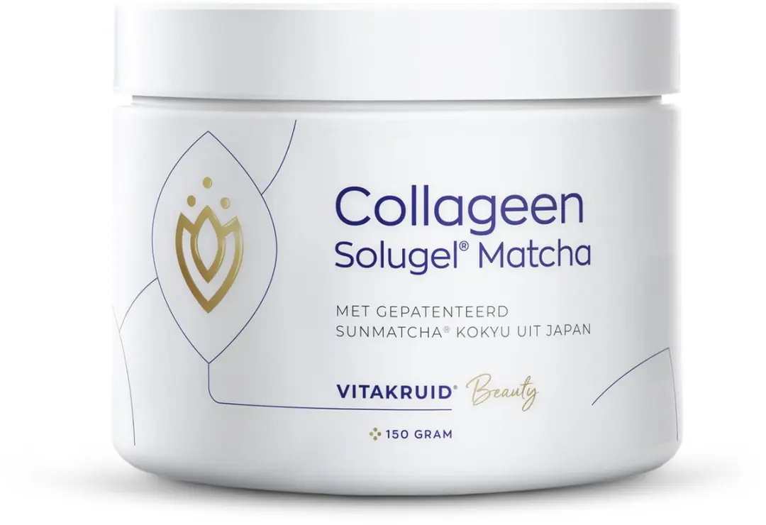 Vitakruid Collageen SunMatcha Solugel Poeder 150g