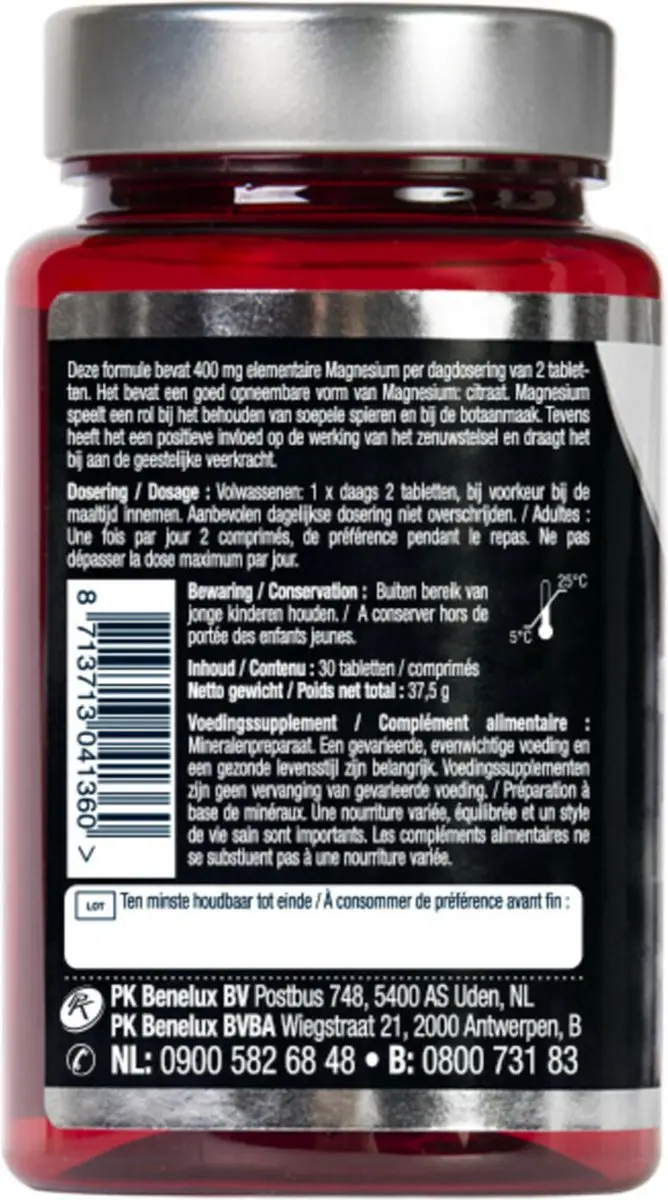Lucovitaal Magnesium Citraat 400mg - 60 tabletten