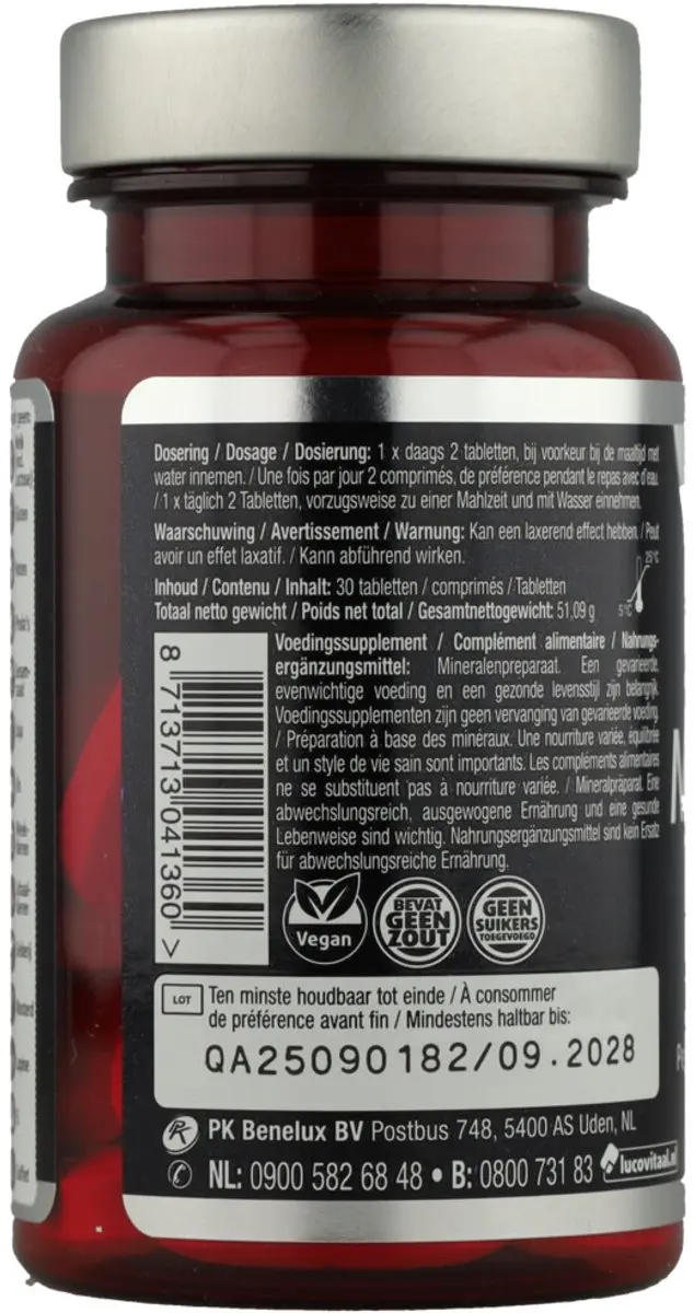 Lucovitaal Magnesium Citraat 400mg - 60 tabletten