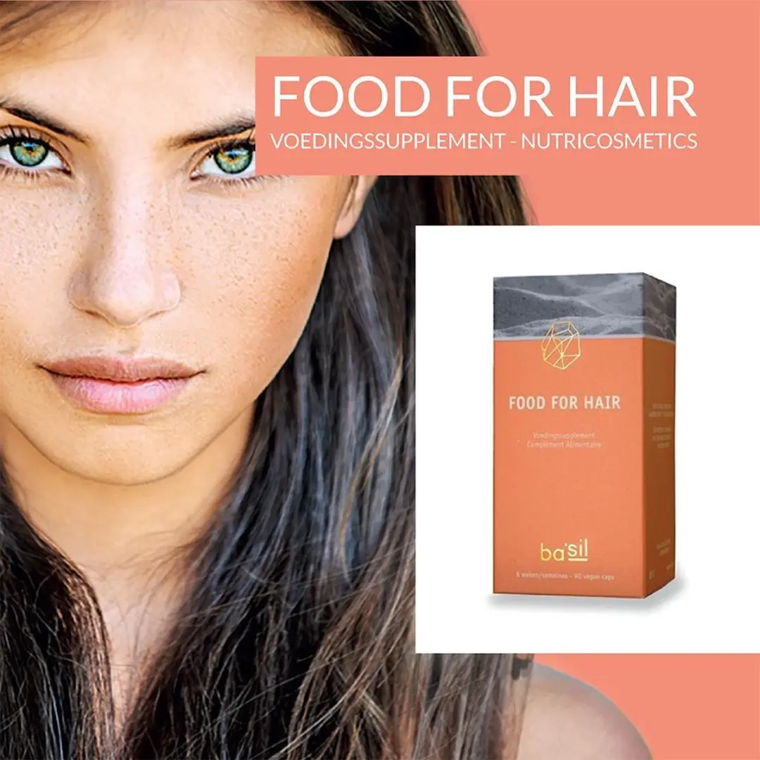 Basil Food for Hair 90 Capsules